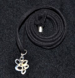 Ciondolo foglioline in argento
